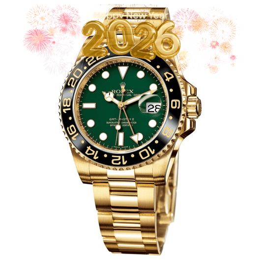 Rolex GMT-Master II Doré/Vert 40mm