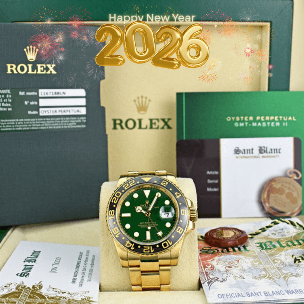 Rolex GMT-Master II Doré/Vert 40mm