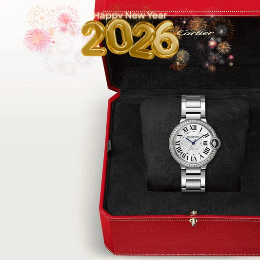 Ballon Bleu Strass Argenté 36mm - by My Store -