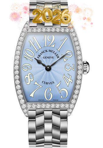 Franck Muller Curvex 34mm Bleu