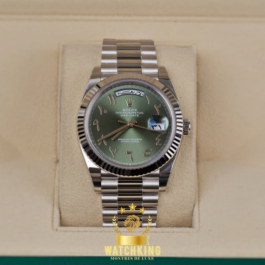 Rolex Day-Date Arabic Vert Olive 40mm