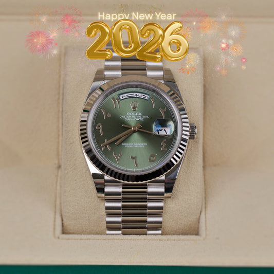 Rolex Day-Date Arabic Vert Olive 40mm