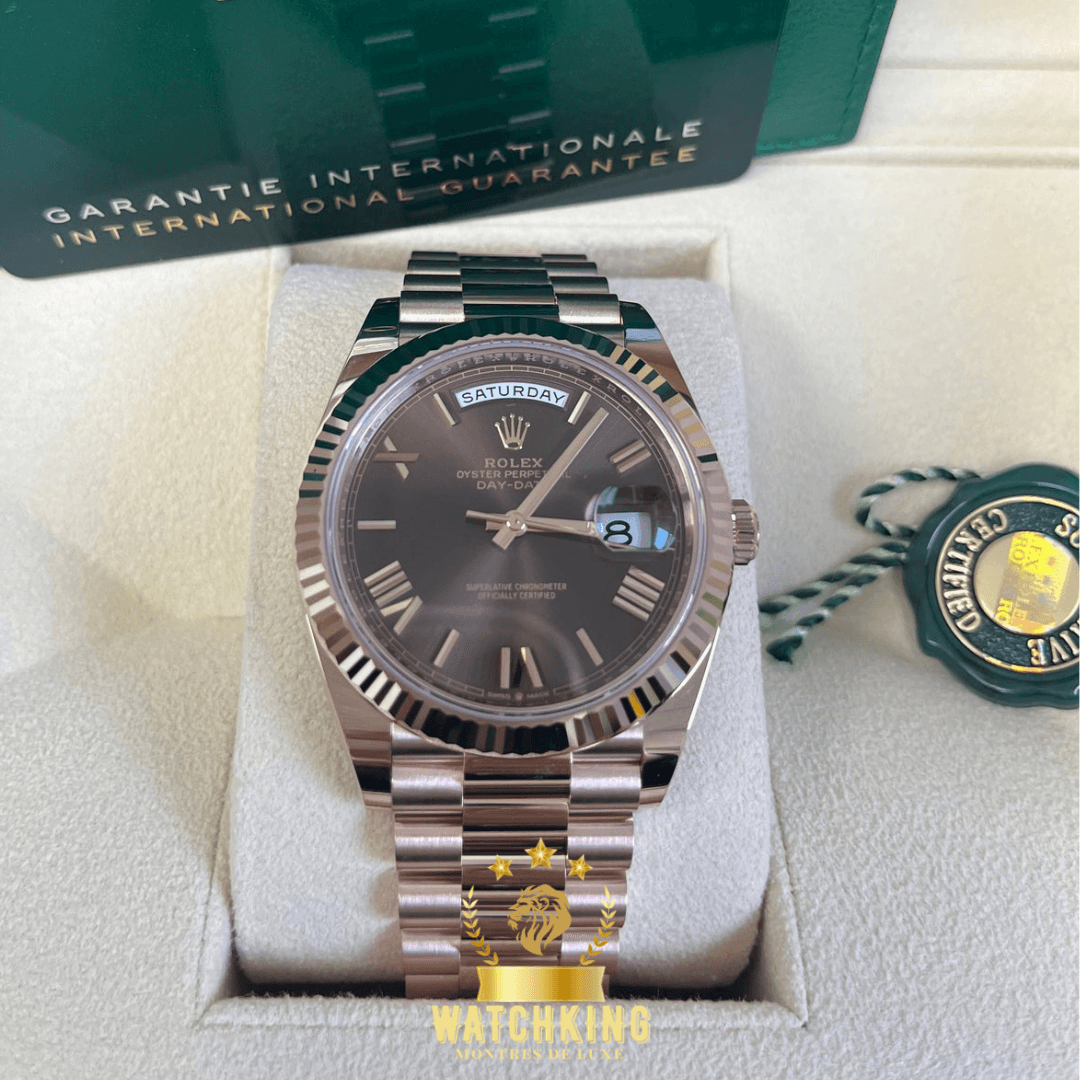 Rolex Day-date Chocolat Romain 40mm
