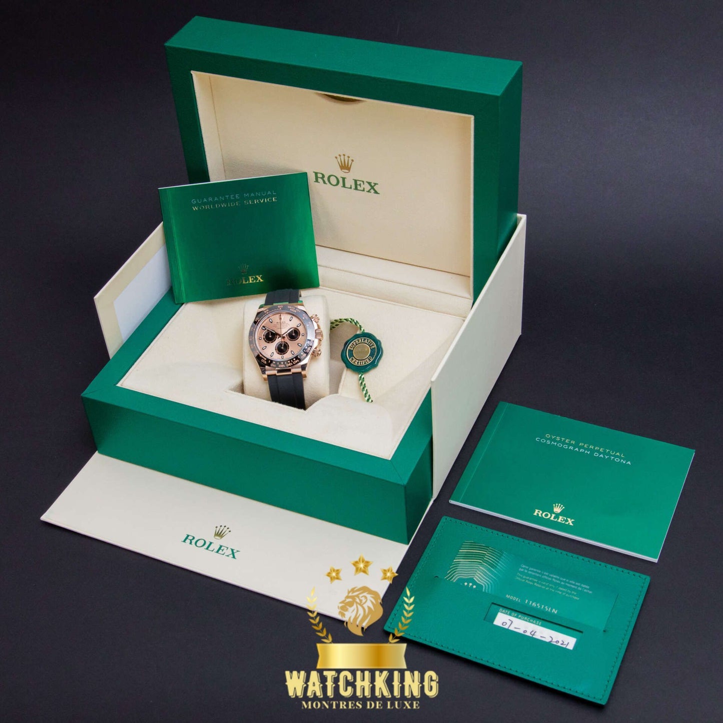 Rolex Daytona Caoutchouc Sundust - by My Store -