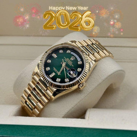 Rolex Day-date Vert Ombré Pierres 36mm
