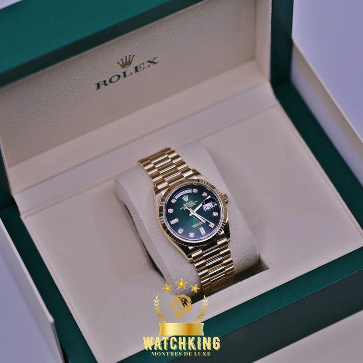 Rolex Day-date Vert Ombré Pierres 36mm