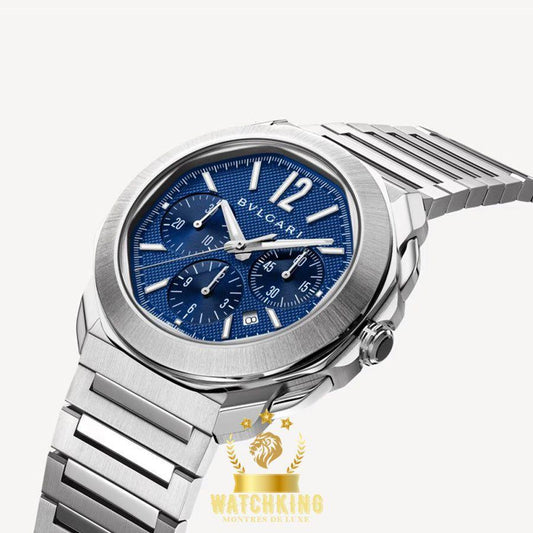 BVLGARI OCTO ROMA CHRONOGRAPH BLEU