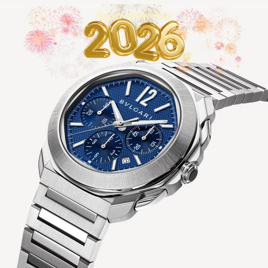 BVLGARI OCTO ROMA CHRONOGRAPH BLEU
