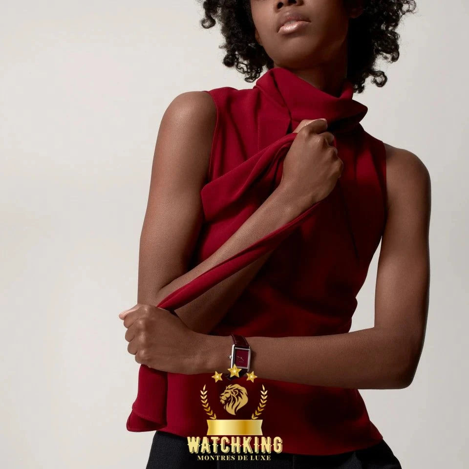 Tank Louis Bordeaux/Argenté