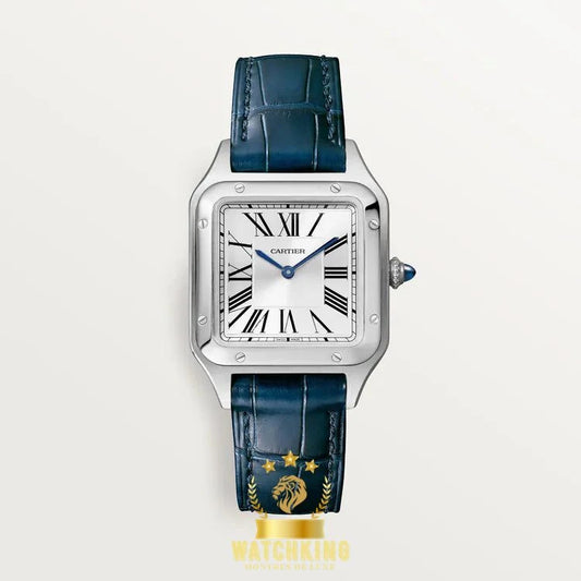 Santos-Dumont de Cartier Argenté/Bleu