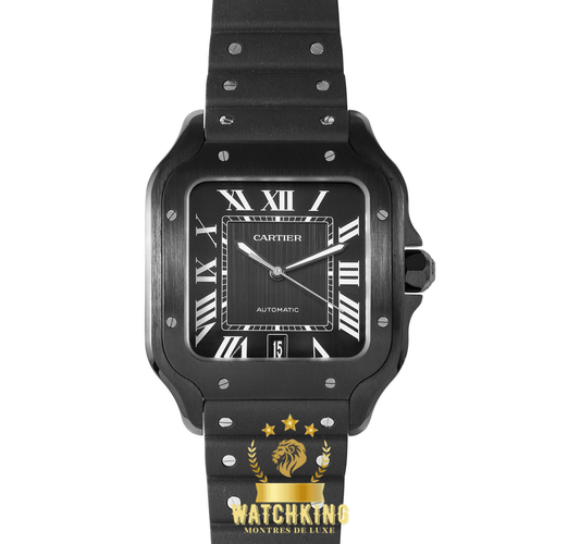 Santos de Cartier Caoutchouc Black
