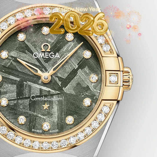 Omega Ω Constellation Météorite Vert