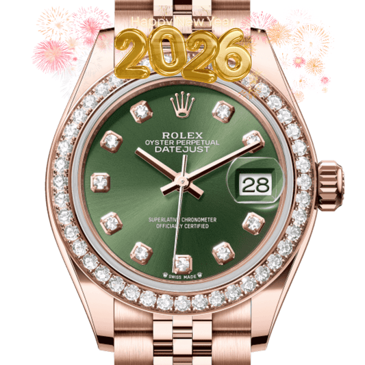 Rolex Lady-Datejust Vert Sertie 28mm