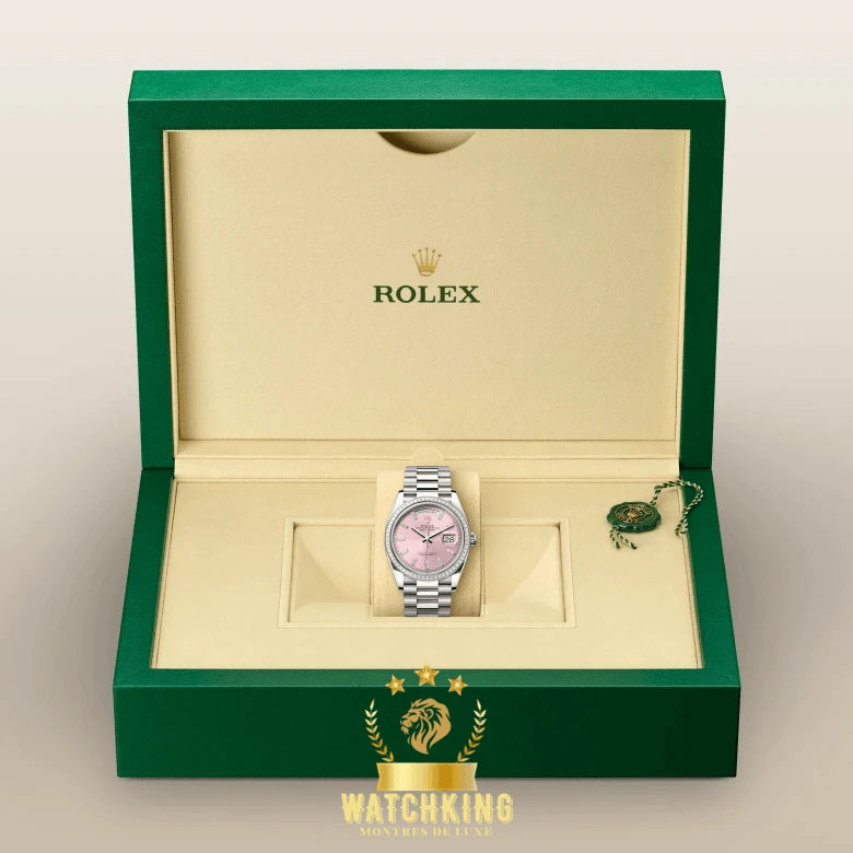 Rolex Day-date Rose Sertie 36mm