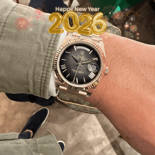 Rolex Day-Date Gris Ombré Or Rose 40mm