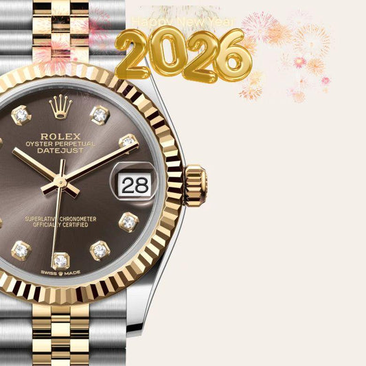 Rolex Datejust Gris/Pierres Doré Argenté 31mm