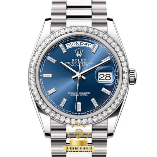 Rolex Day-date Bleu Sertie 36mm