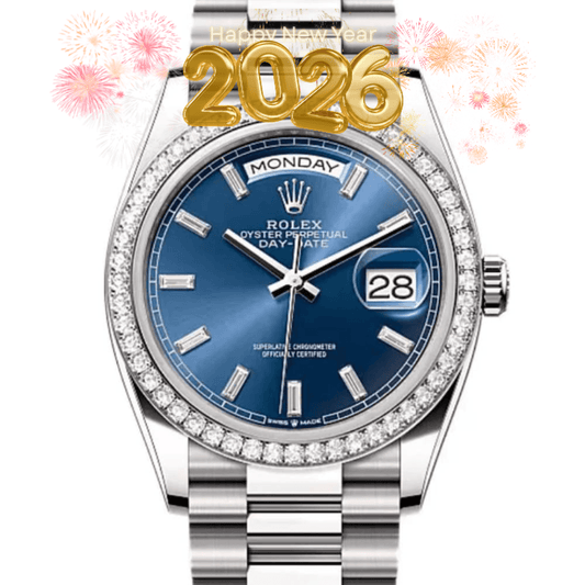Rolex Day-date Bleu Sertie 36mm