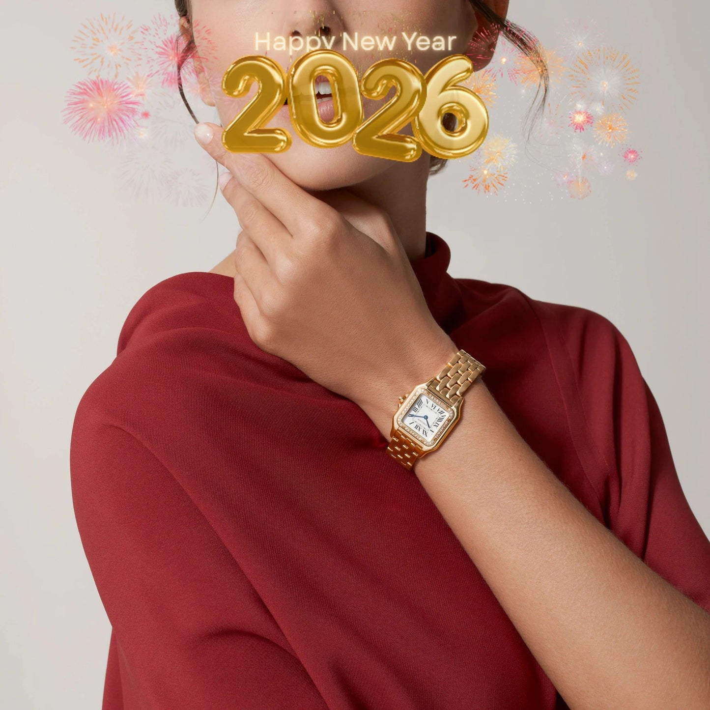 Panthère de Cartier Or Rose Pierres