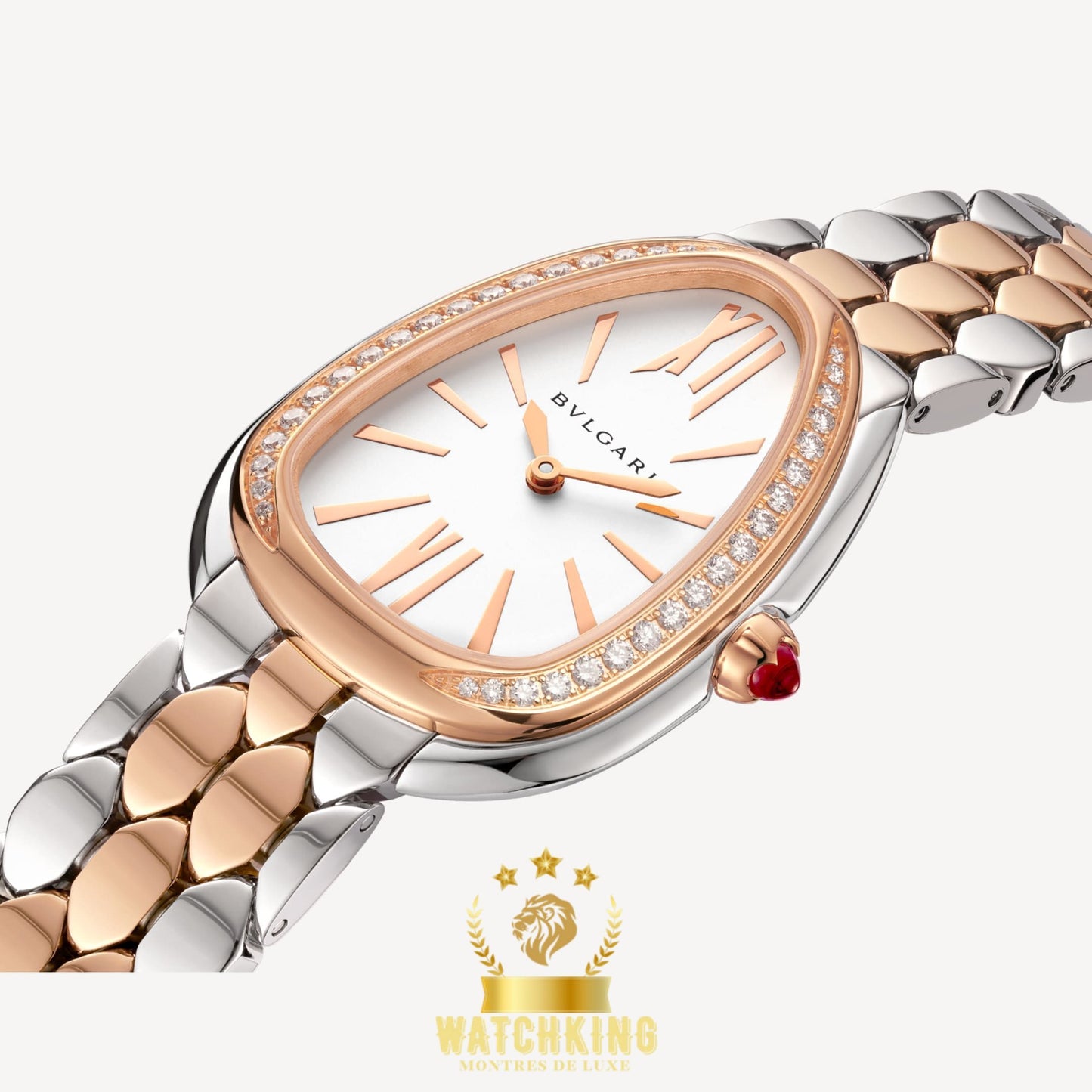 Bvlgari Serpenti Seduttori Acier/Or Rose