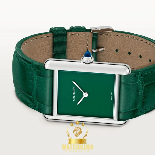 Tank Louis Semi-mat Vert/Argenté