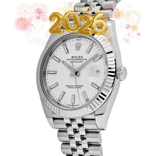 Rolex Datejust Blanc Jubilee 41mm