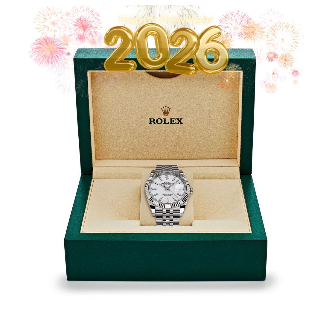 Rolex Datejust Blanc Jubilee 41mm