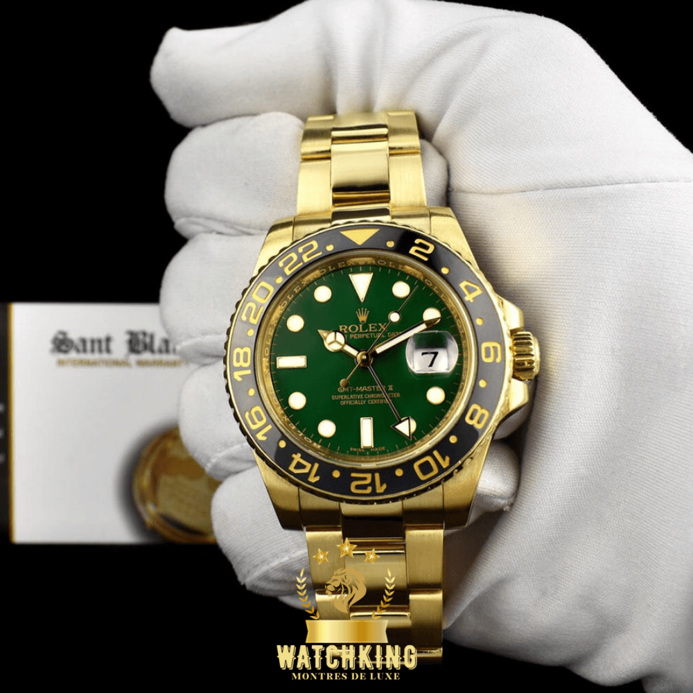 Rolex GMT-Master II Doré/Vert 40mm