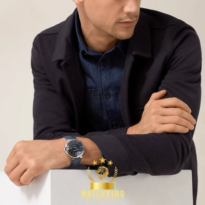 Ballon Bleu de Cartier Cuir Bleu 42mm