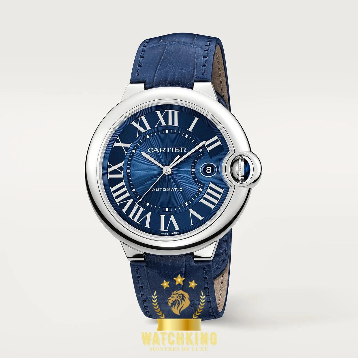 Ballon Bleu de Cartier Cuir Bleu 42mm