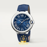 Ballon Bleu de Cartier Cuir Bleu 42mm