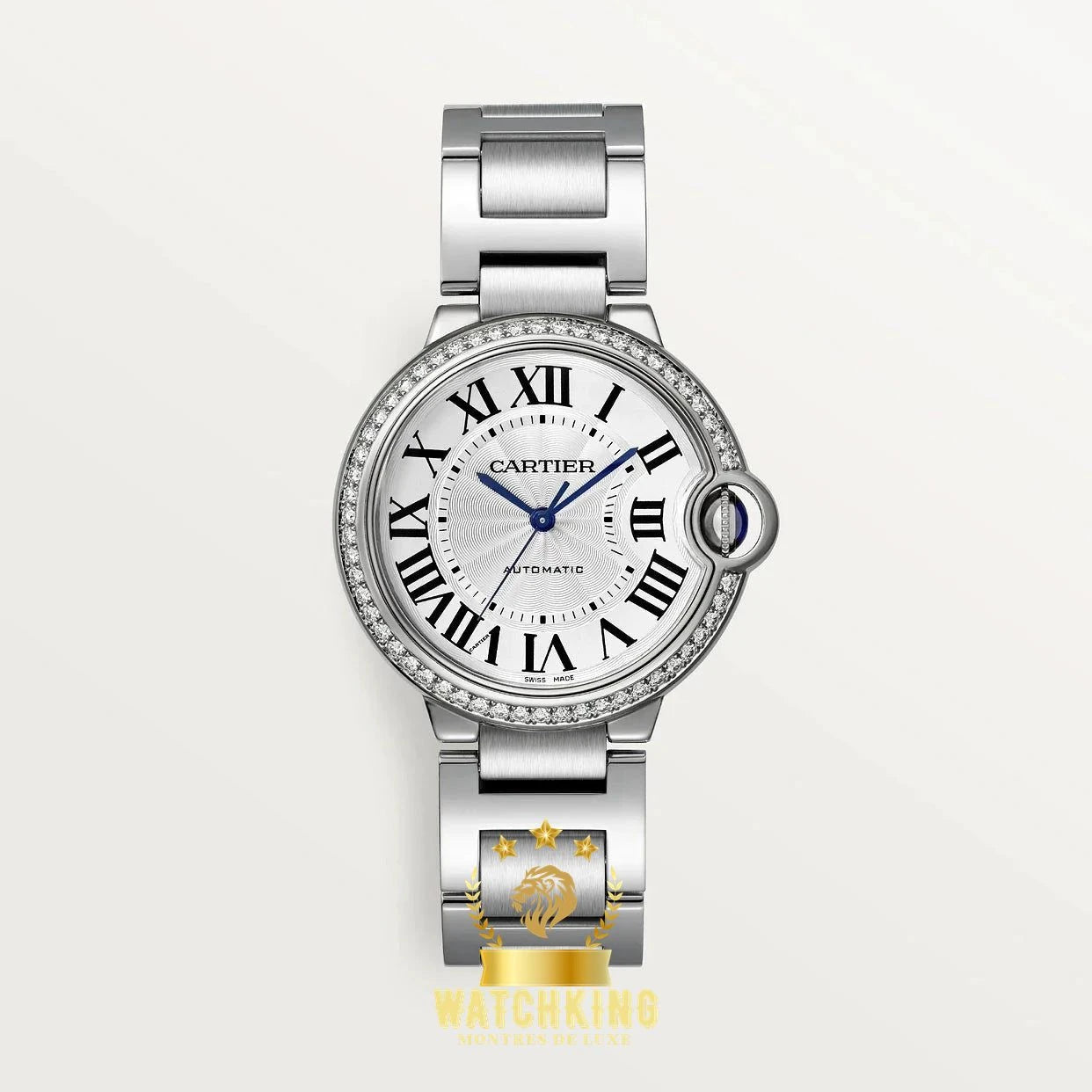 Ballon Bleu Strass Argenté 36mm -  by My Store - 