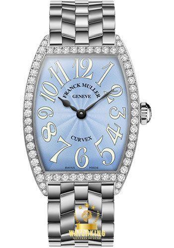 Franck Muller Curvex 34mm Bleu