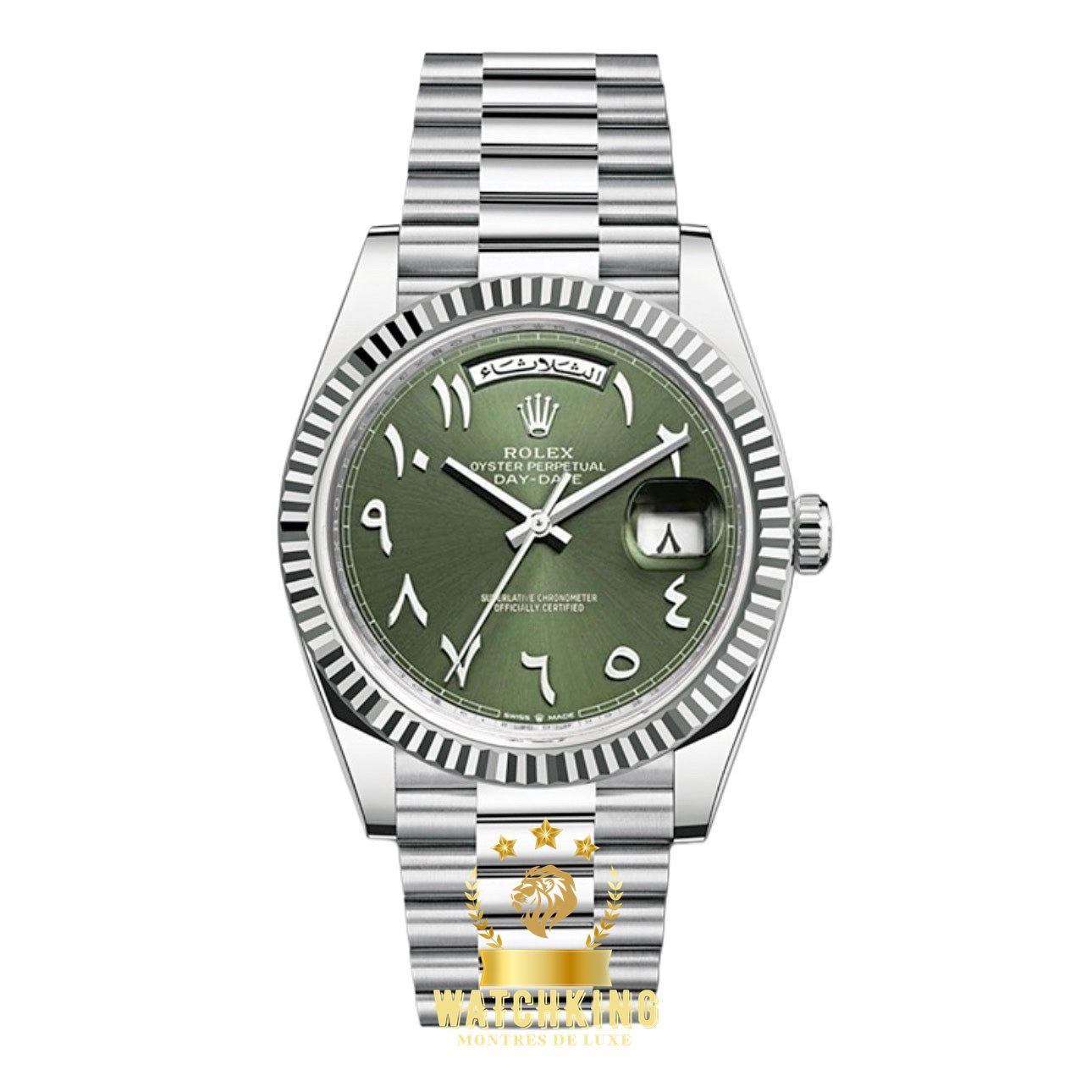 Rolex Day-Date Arabic Vert Olive 40mm