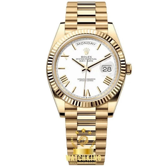 Rolex Day-Date Romain Or Jaune 40mm Prix Maroc