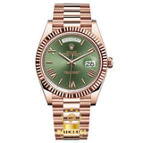 Rolex Day-Date Or Rose Vert Olive