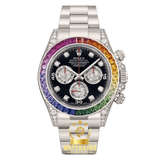 Rolex Daytona Rainbow Argenté 40mm