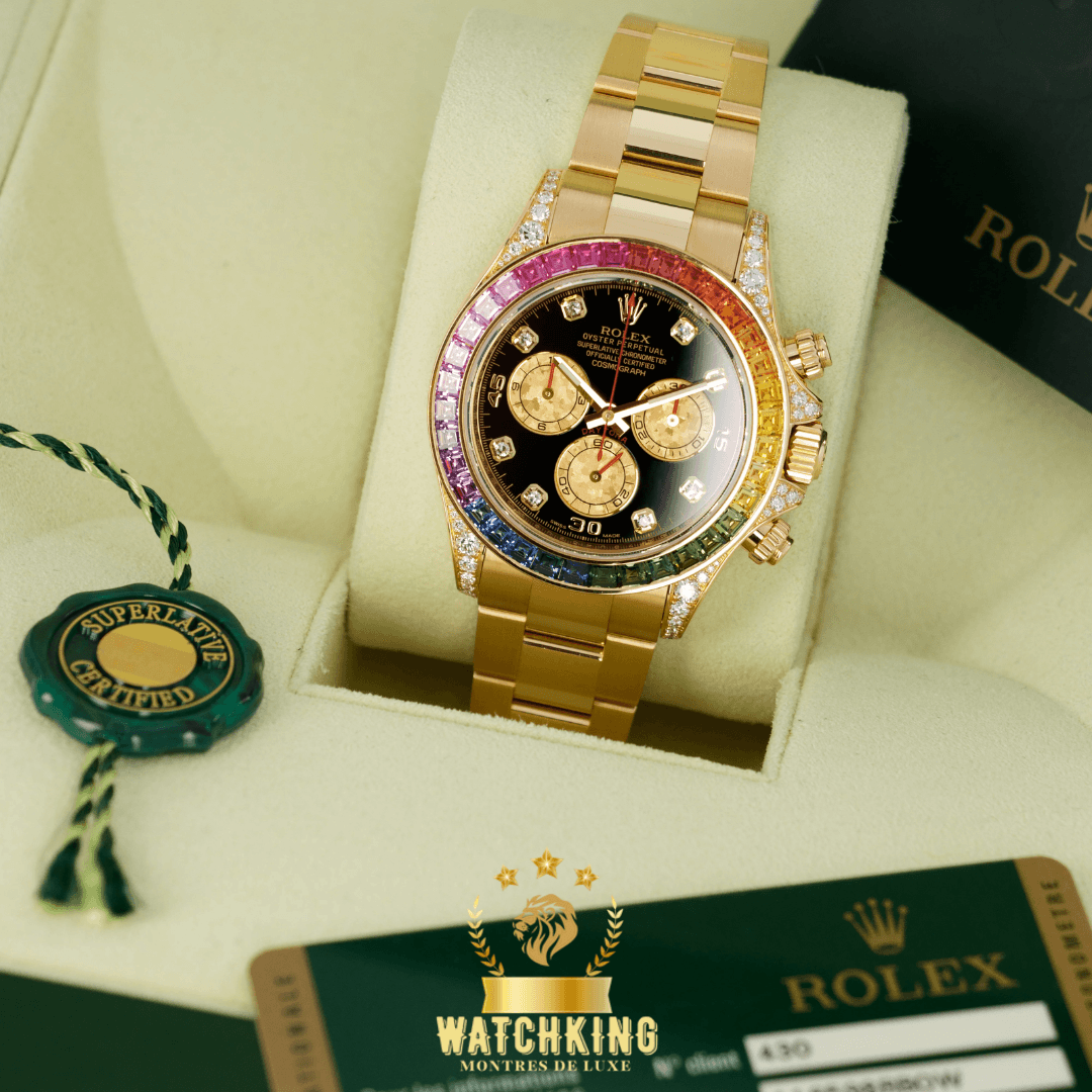 Rolex Daytona Rainbow Doré 40mm