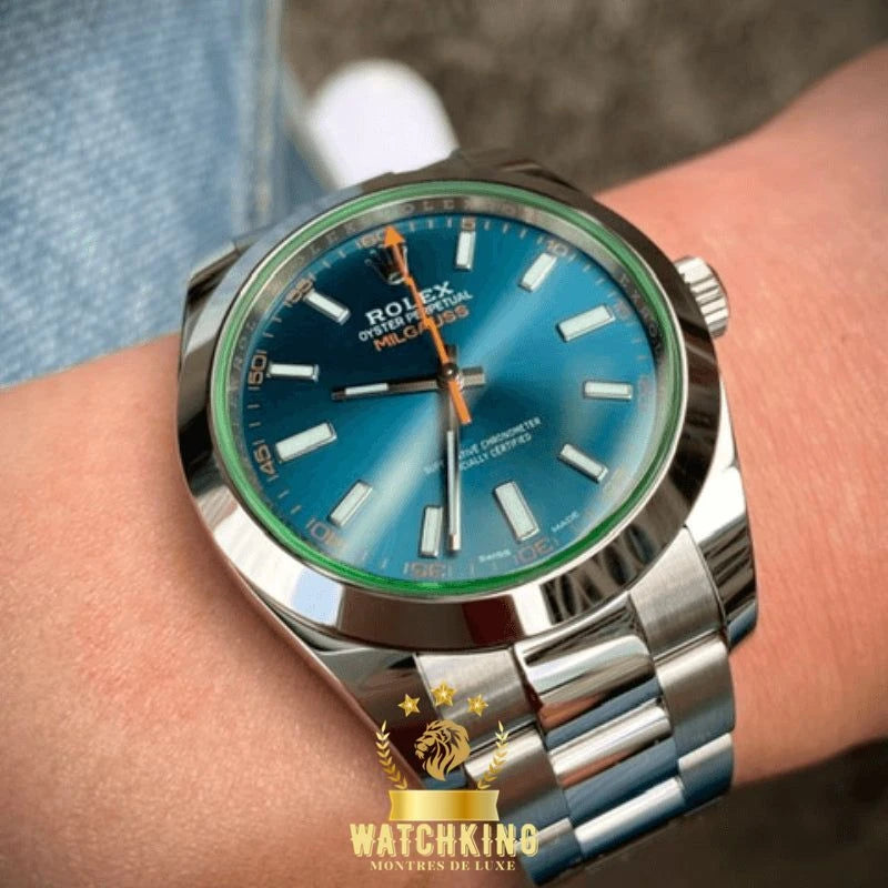 Montre Rolex Milgauss Bleu