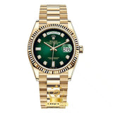 Rolex Day-date Vert Ombré Pierres 36mm