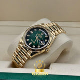 Rolex Day-date Vert Ombré Pierres 36mm