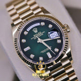 Rolex Day-date Vert Ombré Pierres 36mm