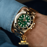 Rolex GMT-Master II Doré/Vert 40mm