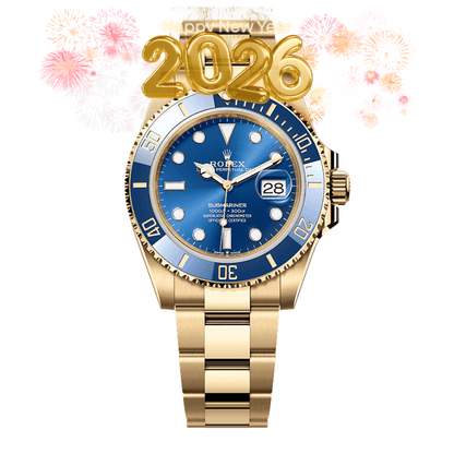 Rolex Submariner Or Jaune/Bleu