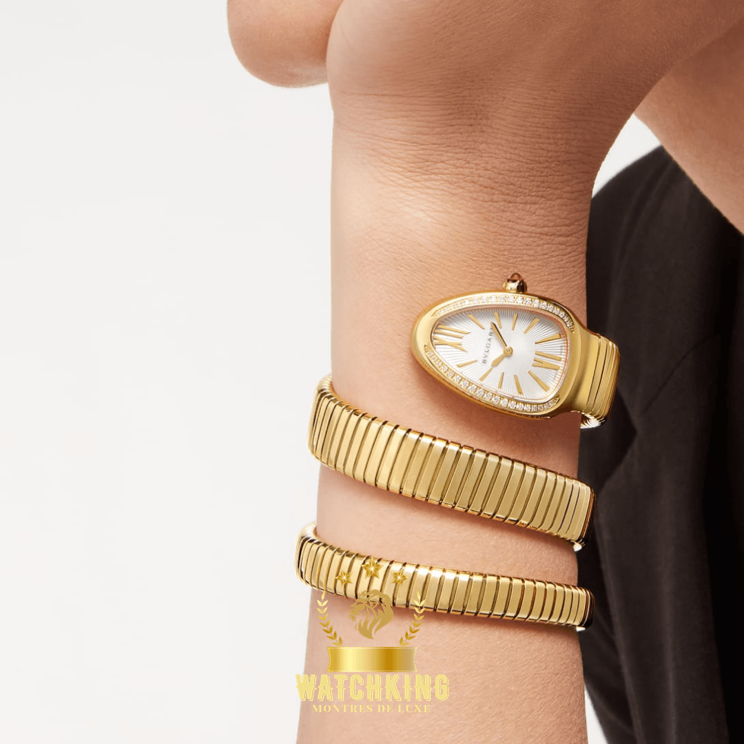 Bvlgari Serpenti Tubogas Doré/Pierres