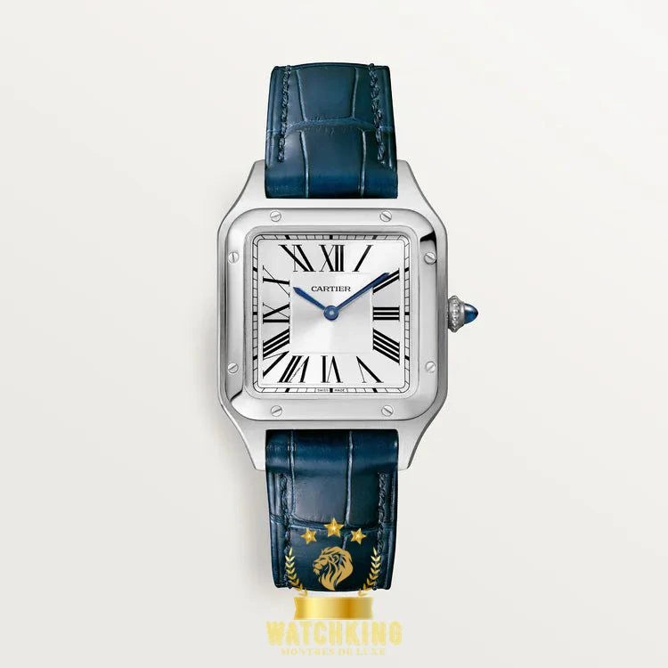 Santos-Dumont de Cartier Argenté/Bleu