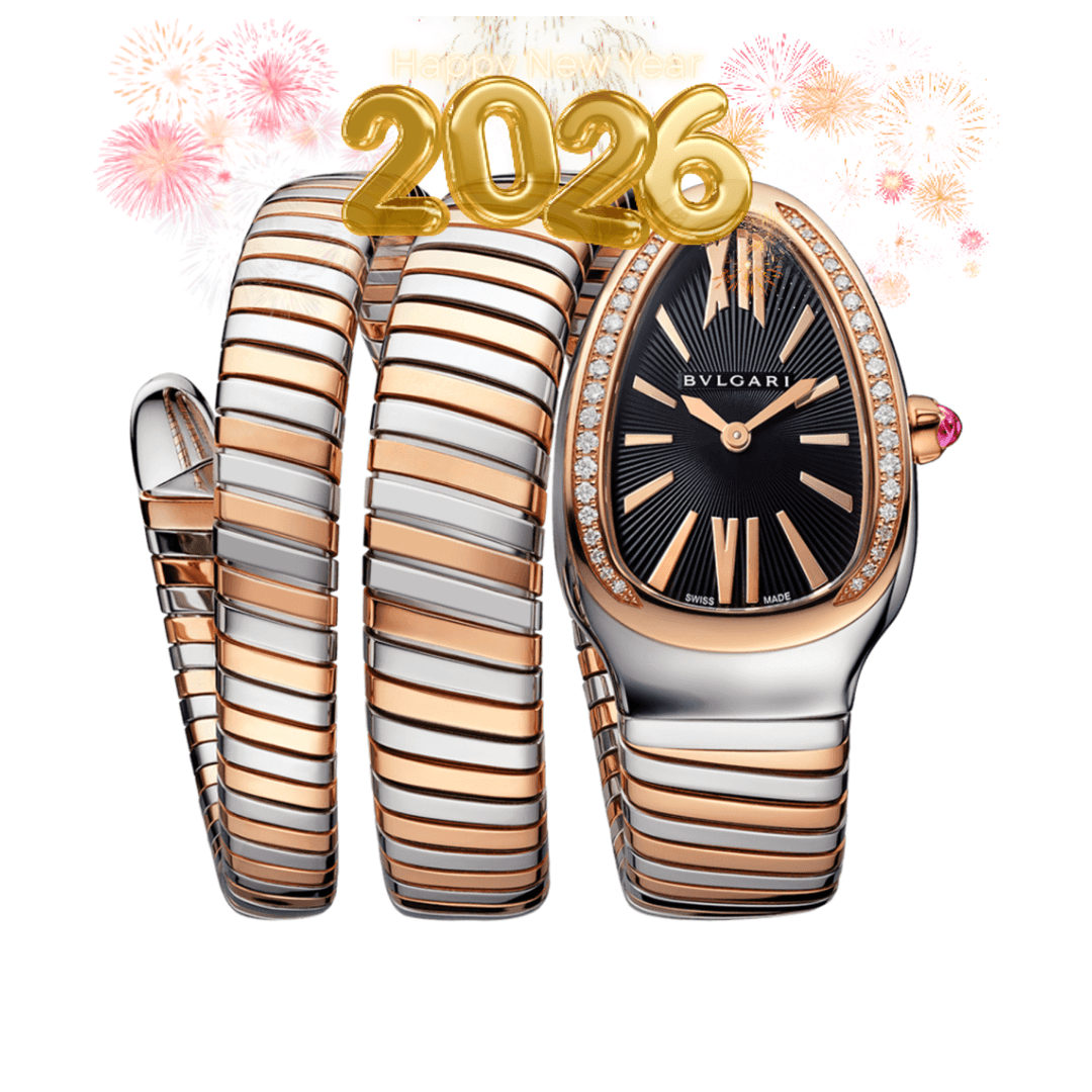 Bvlgari Serpenti Tubogas Argenté/Or Rose