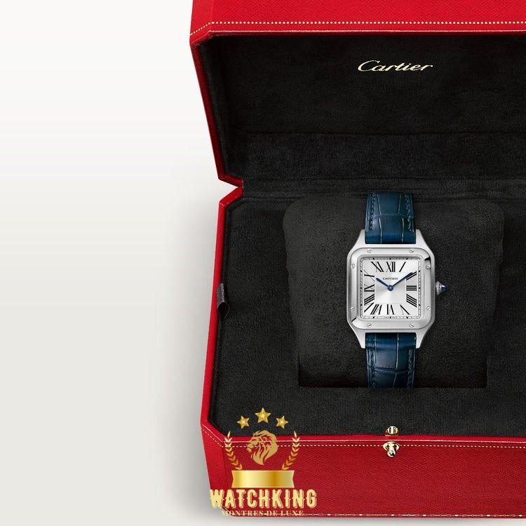 Santos-Dumont de Cartier Argenté/Bleu