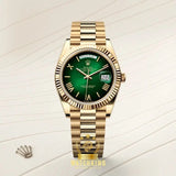 Rolex Day-date Vert Ombre Romain 40mm