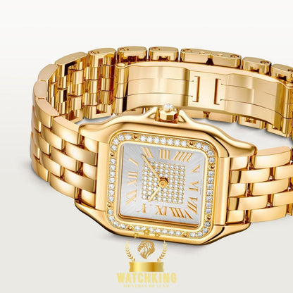 Panthère de Cartier Doré Pierres